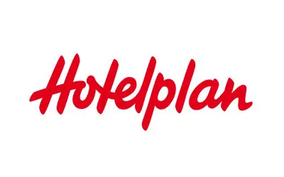Logo des schweizer Reiseunternehmens Hotelplan